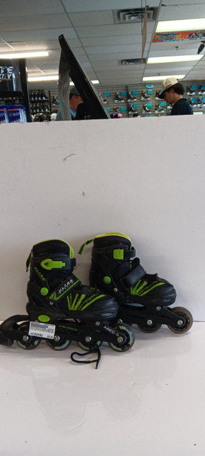 Vist Large View of Product Image Which is Used Ultra Wheels ADJUSTABLE ROLLERBLADES Junior Rec Fitness Skates None Adjustable