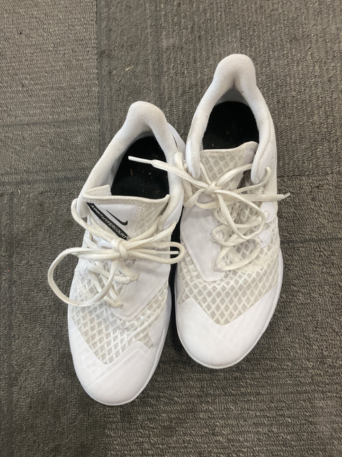 Vist Large View of Product Image Which is Used Nike ZOOM HYPER COURT Basketball Shoes W White Senior 8