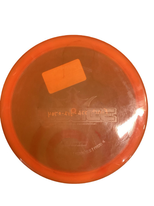 Vist Large View of Product Image Which is Used Dynamic Discs JUSTICE LUCID Disc Golf Mid Range Orange 175g