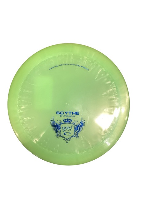 Vist Large View of Product Image Which is Used Latitude 64 SCYTHE GOLD Disc Golf Driver Green 172g