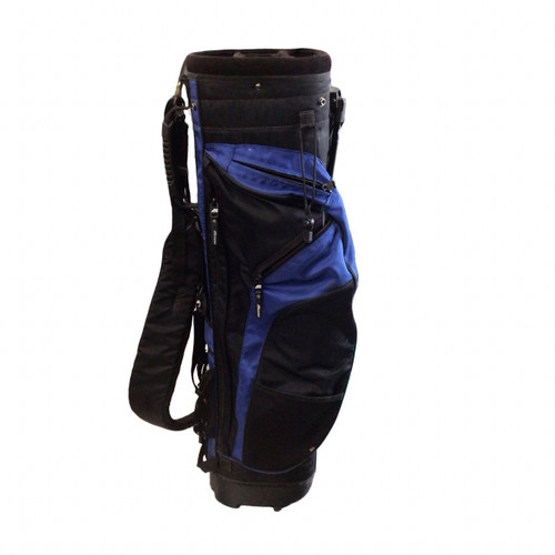 Vist Large View of Product Image Which is Used Mizuno MIZUNO STAND BAG Mens Stand Bag Black And Royal Blue