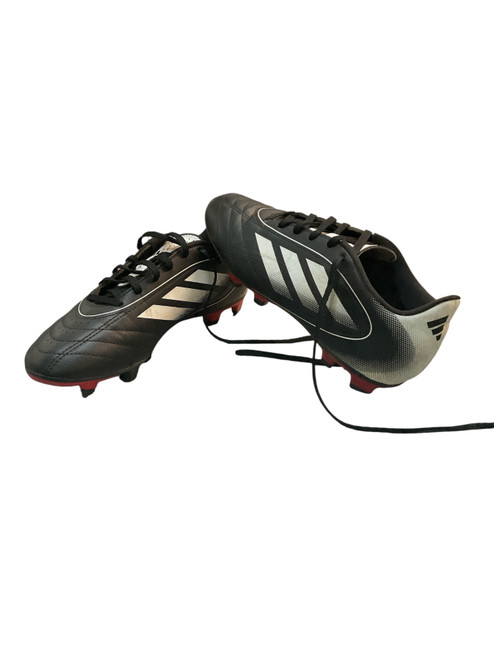 Vist Large View of Product Image Which is Used Adidas Soccer Cleats Black Senior 6.5