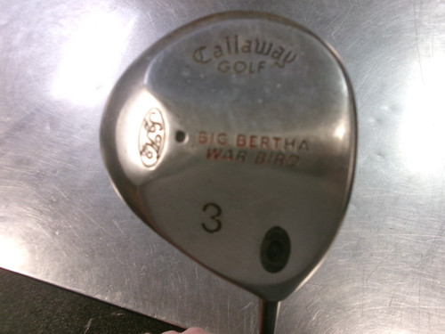 Vist Large View of Product Image Which is Used Callaway BIG BERTHA WARBIRD Mens Fairway Wood RH 3 Wood