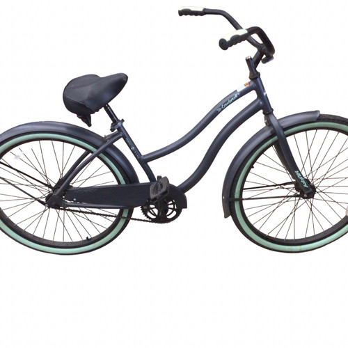 Vist Large View of Product Image Which is Used Huffy CRANBOOK Cruiser Bike Womens Black 17-18" - MD  Frame
