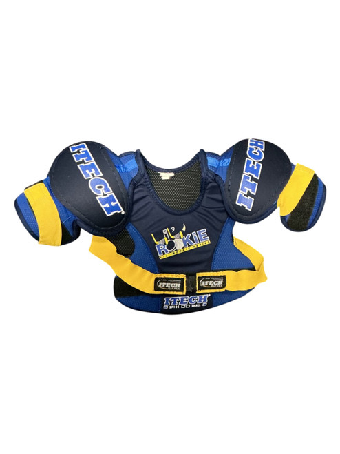 Vist Large View of Product Image Which is Used Itech LIL ROOKIE Youth Shoulder Pads M/L