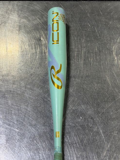 Vist Large View of Product Image Which is Used Rawlings ICON BB/SB USA 2 5/8 Bat 30"