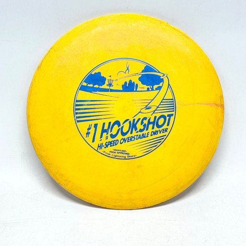 Vist Large View of Product Image Which is Used Lightning 1 HOOKSHOT Disc Golf Driver Gold 176g