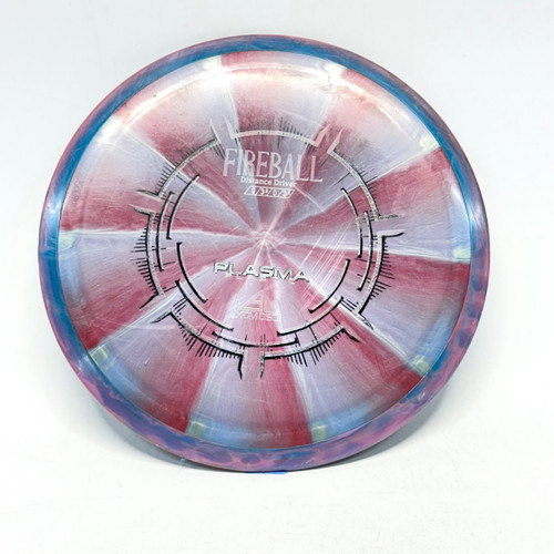 Vist Large View of Product Image Which is Used Axiom PLASMA FIREBALL Disc Golf Driver Purple 157g