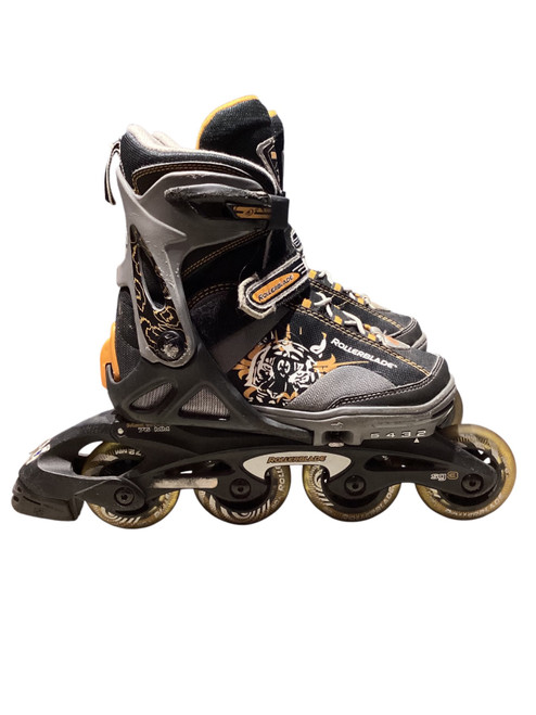 Vist Large View of Product Image Which is Used Rollerblade SPITFIRE 2-5 Junior Rec Fitness Skates Grey Adjustable