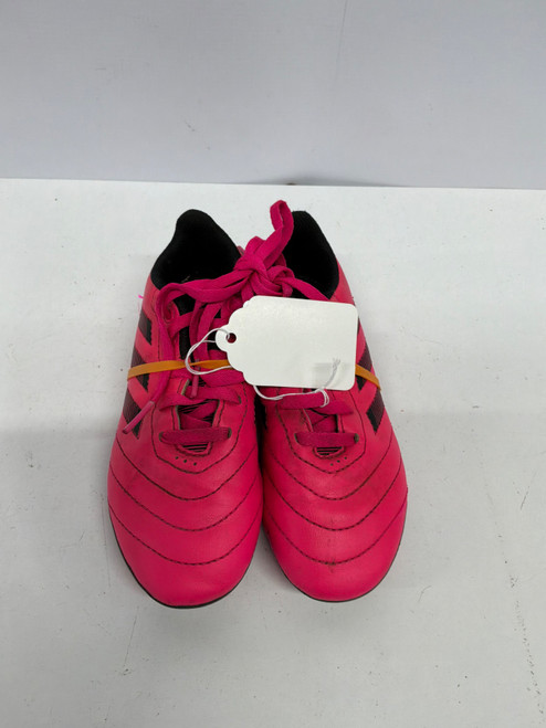 Vist Large View of Product Image Which is Used Adidas Soccer Cleats Pink Junior 02