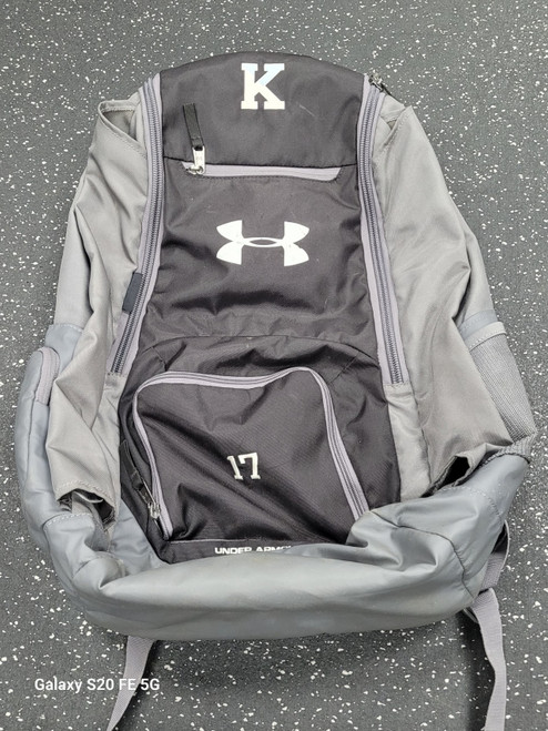 Vist Large View of Product Image Which is Used Under Armour Player Backpack Grey