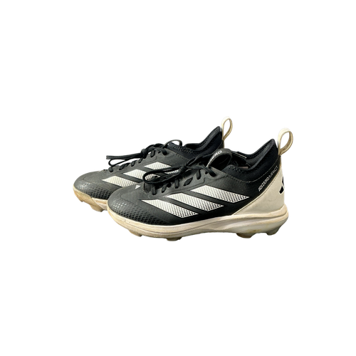 Vist Large View of Product Image Which is Used Adidas SZ 3.5 ADIDAS ADIZERO BB CLTS BB/SB Cleats Black Junior 03.5