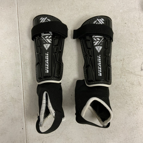 Vist Large View of Product Image Which is Used Vizari Soccer Shin Guards Junior Black Junior