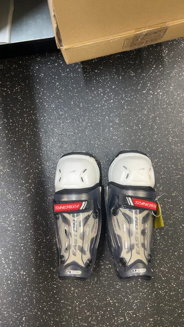 Vist Large View of Product Image Which is Used Easton 10 INCH JUNIOR SHIN GUARDS Junior Shin Guards Black 10"