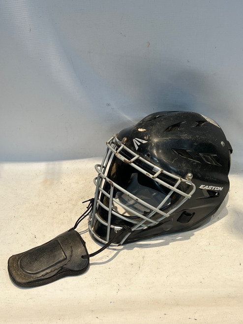 Vist Large View of Product Image Which is Used Easton BLACK CATCHER HELMET Catchers Helmet w/Mask Black SM