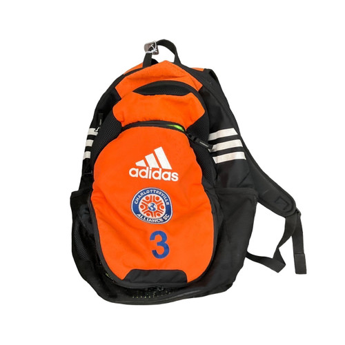 Vist Large View of Product Image Which is Used Adidas ALLIANCE Soccer Player Sackpack Orange