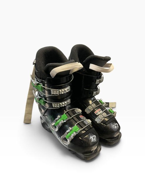 Vist Large View of Product Image Which is Used Dalbello GREEN MENACE Boys DH Ski Boot Black 225 MP - J04.5 - W5.5