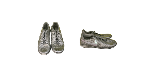 Vist Large View of Product Image Which is Used Nike TIEMPO Soccer Indoor Shoes Black Senior 7.5