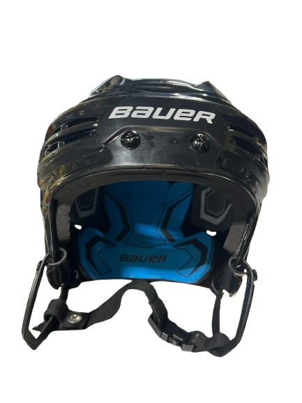 Vist Large View of Product Image Which is Used Bauer RE-AKT 155 HOCKEY HELMET Hockey Helmet Only Black SM