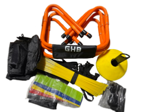 Vist Large View of Product Image Which is Used GHB SPEED LADDER HURDLE PARACHUTE SET Soccer Training Aids