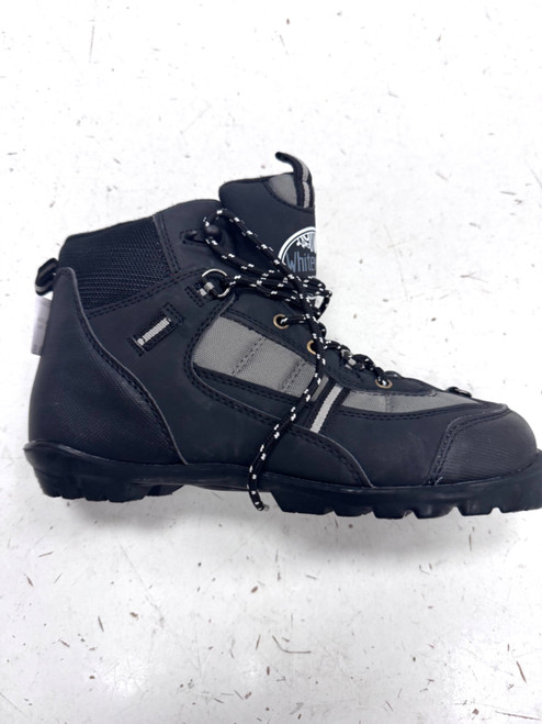 Vist Large View of Product Image Which is Used Whitewoods Mens NNN XC Ski Boots Black W 07-07.5 / JR 05.5-06