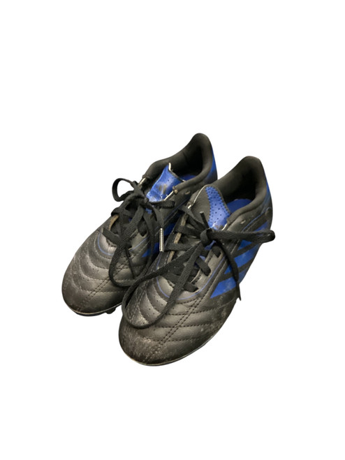 Vist Large View of Product Image Which is Used Adidas Soccer Cleats Navy Blue Youth 13.0
