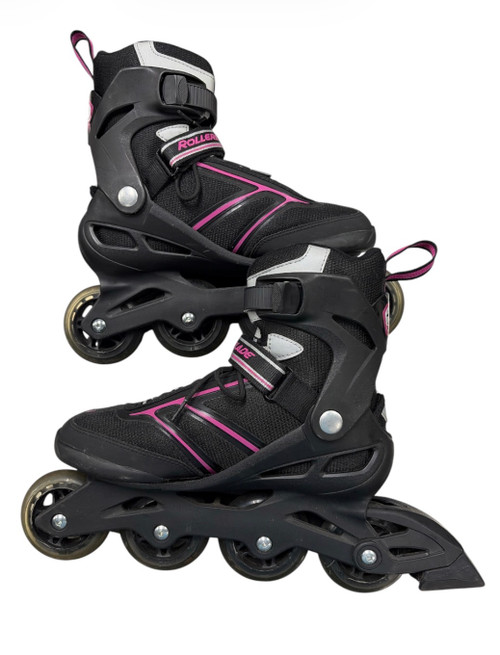 Vist Large View of Product Image Which is Used Rollerblade ZETRA BLADE Senior Rec Fitness Skates Black Senior 9