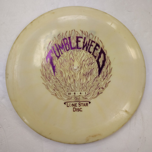 Vist Large View of Product Image Which is Used Lone Star Disc TUMBLEWEED Disc Golf Driver Yellow