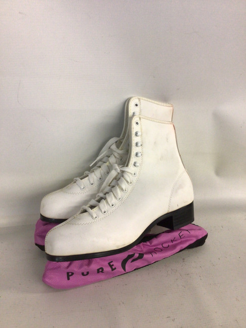 Vist Large View of Product Image Which is Used SLM FIGURE SKATES WomensFigure Skate White Senior 9