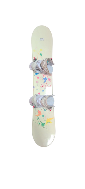 Vist Large View of Product Image Which is Used Avalanche DIVINE Womens Board/Bindings White 145 cm