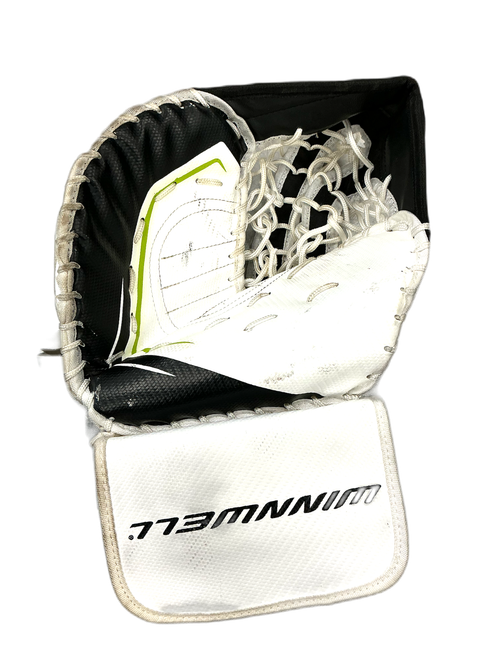 Vist Large View of Product Image Which is Used WinnWell GX7 Street Goalie Catcher Full Right Jr White SM