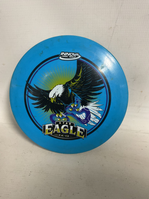 Vist Large View of Product Image Which is Used Innova STAR EAGLE Disc Golf Driver Royal Blue