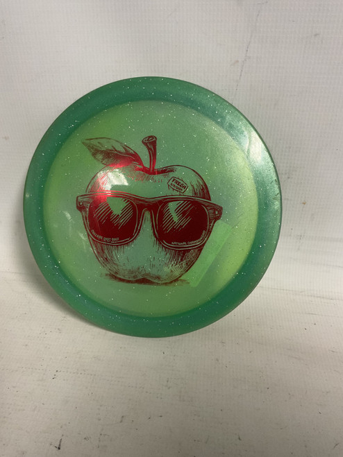 Vist Large View of Product Image Which is Used Innova METAL FLAKE FIREBIRD Disc Golf Driver Green