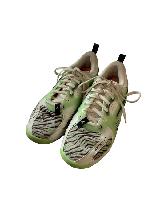 Vist Large View of Product Image Which is Used Jordan SHOWSTOPPER Basketball Shoes M Green Senior 10
