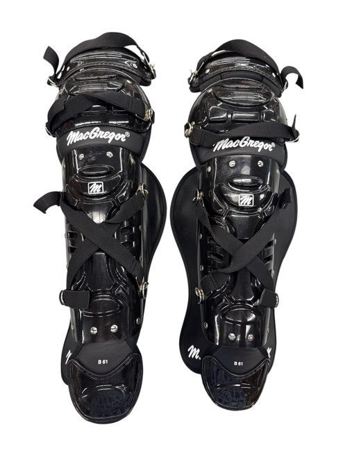 Vist Large View of Product Image Which is USED MACGREGOR B61 ADULT CATCHERS SHINGUARDS