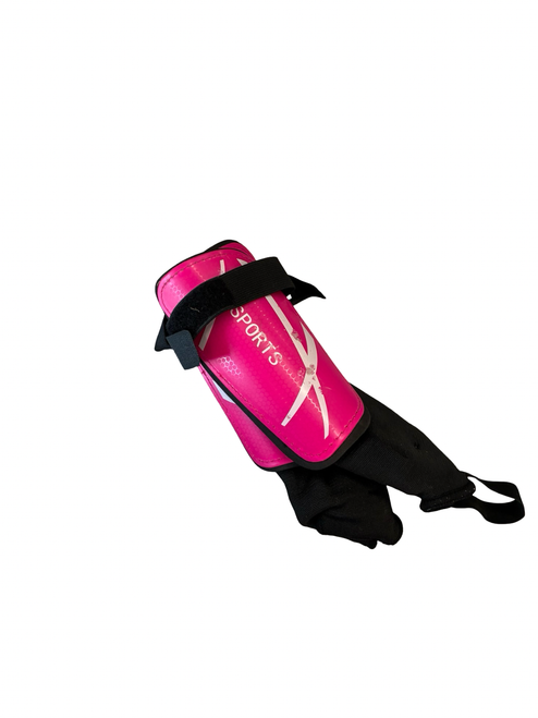 Vist Large View of Product Image Which is Used Soccer Shin Guards Youth Pink SM