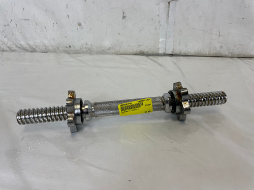 Vist Large View of Product Image Which is Used Standard Spinlock Dumbbell Handle 14" / 4lb