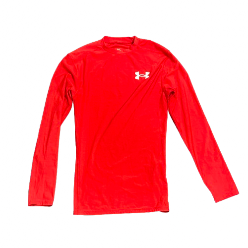 Vist Large View of Product Image Which is Used Under Armour HEATGEAR L.S. Compression M Red MD