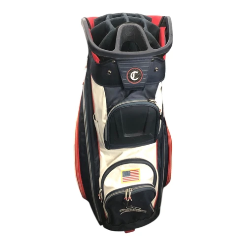 Vist Large View of Product Image Which is Used Callaway ORG 14 Mens Cart Bag Navy Blue