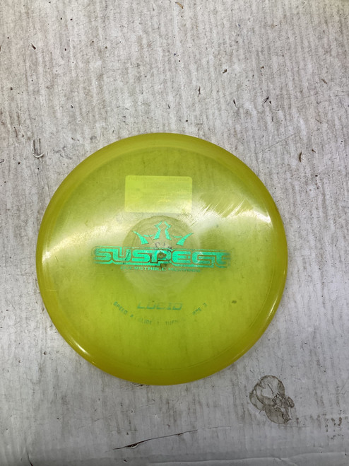 Vist Large View of Product Image Which is Used Dynamic Discs SUSPECT LUCID Disc Golf Mid Range Yellow