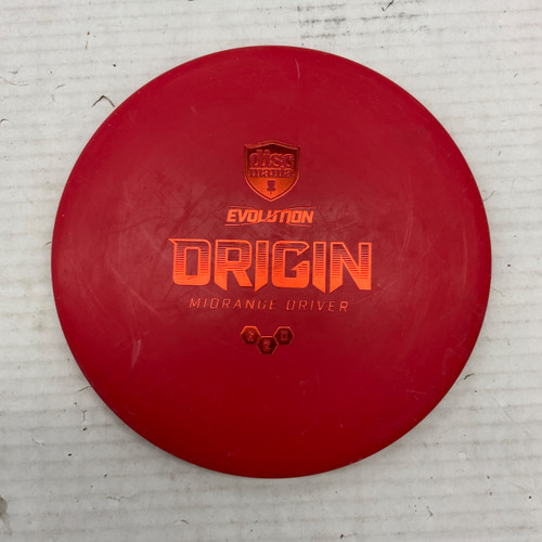 Vist Large View of Product Image Which is Used Discmania EVO GEO ORIGIN Disc Golf Mid Range Red 174g