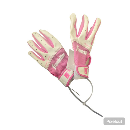 Vist Large View of Product Image Which is Used Franklin BB/SB Batting Gloves Pink XS