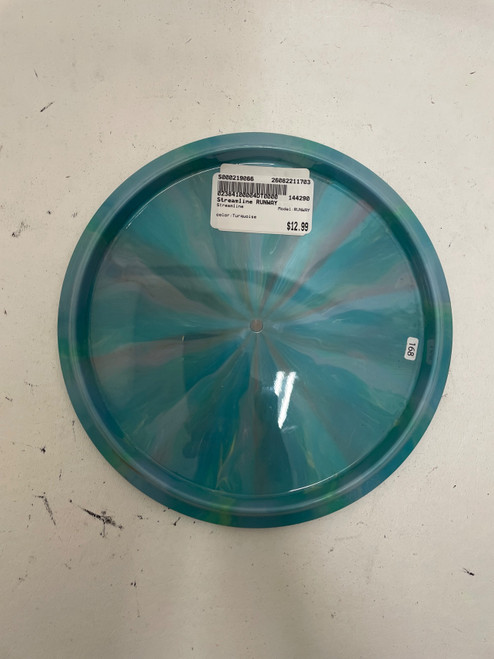 Vist Large View of Product Image Which is Used Streamline RUNWAY Disc Golf Mid Range Turquoise