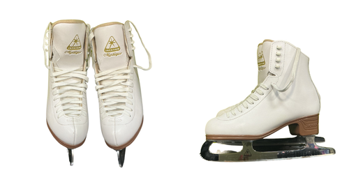 Vist Large View of Product Image Which is Used Jackson MYSTIQUE WomensFigure Skate White Senior 5