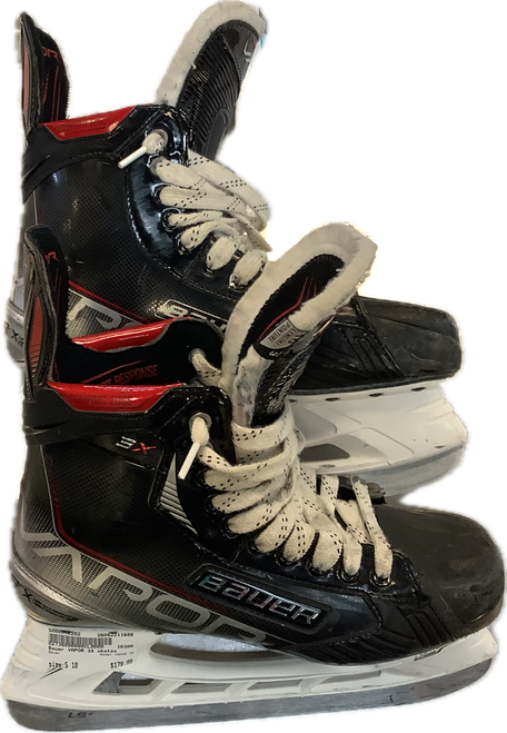 Vist Large View of Product Image Which is Used Bauer VAPOR 3X Senior Hockey Skate Senior 10