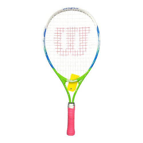 Vist Large View of Product Image Which is Used Wilson US OPEN 23 Junior Tennis Racquet Green 23"