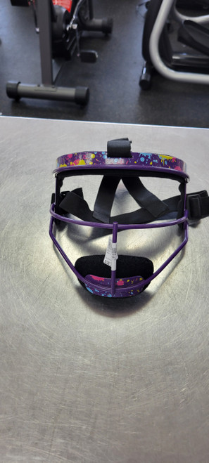 Vist Large View of Product Image Which is Used RIP-IT DEFENSE PRO YOUTH BB/SB Fielders Mask Purple One Size