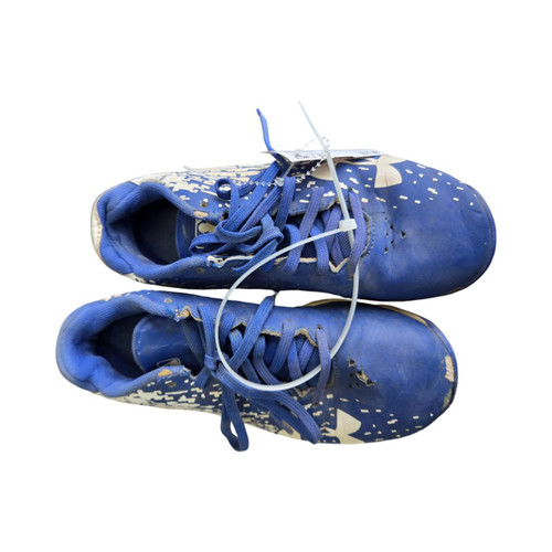 Vist Large View of Product Image Which is Used Under Armour SZ 1 BASEBALL CLEATS BB/SB Cleats Royal Blue Junior 01
