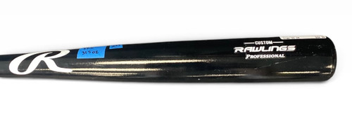 Vist Large View of Product Image Which is Used Rawlings PRO MAPLE BB/SB Wood Bat Black 33"