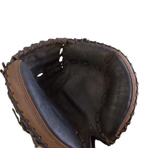 Vist Large View of Product Image Which is Used Rawlings D325BWCM BB/SB Catchers RH Throw Brown 32 1/2"